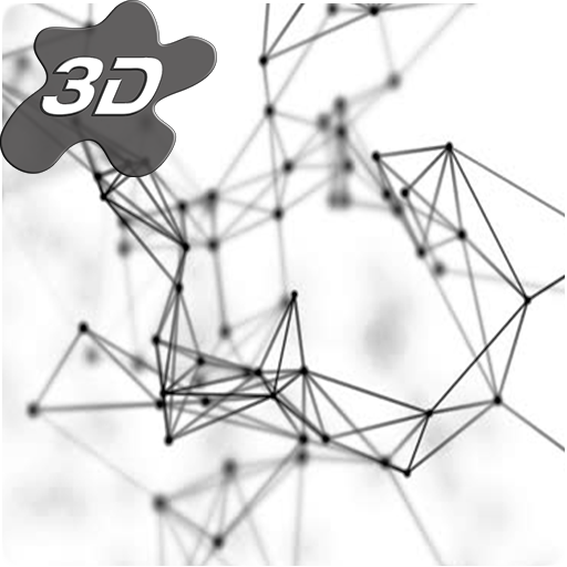 Abstract Particle Plexus 3D Li logo