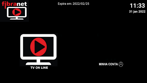 Android application Fibranet TV screenshort
