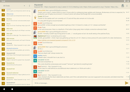 Quasseldroid IRC 1.6.2 APK screenshots 23