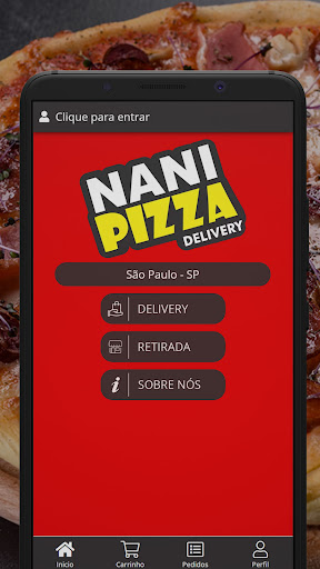 Android application Nani Pizza Delivery screenshort