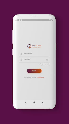 Android application Ace Quants screenshort