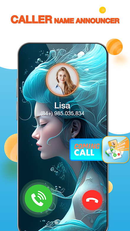 Caller Name Announcer Screen 1