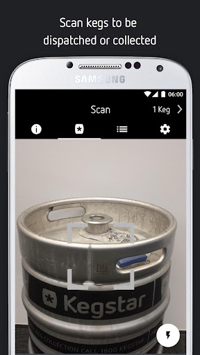 Android application Kegstar screenshort