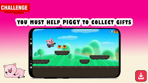 Android application The Pig Adventure Run screenshort