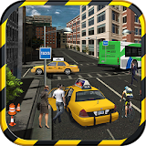 Modern Taxi Driver - Real Cab Driving Simulator 18 icon