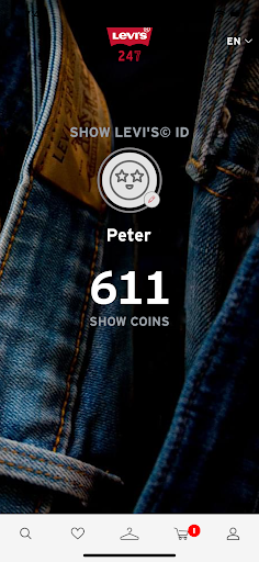 Android application Levi's 247 screenshort