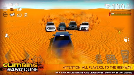 Climbing Sand Dune OFFROAD