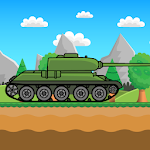Cover Image of Baixar Ataque de tanque 2 | Tanques 2D | Batalhas de tanques  APK