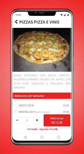Pizza e Vino Screen 2