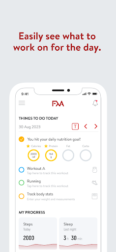 FxA Fitness Screen 2