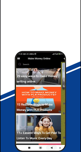 Android application 78 Ways to Make Money Online screenshort