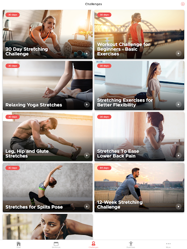Screenshot of Stretching Exercises at Home
