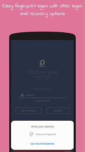 Personal Vault PRO - Password Manager Screenshot