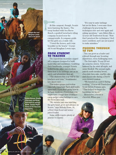 Android application Scout Life Magazine screenshort