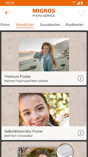 Migros Photo Service Screen 3