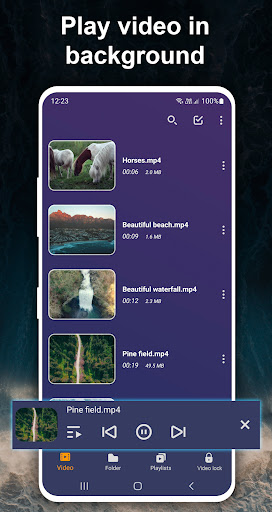 Screenshot of Video Player