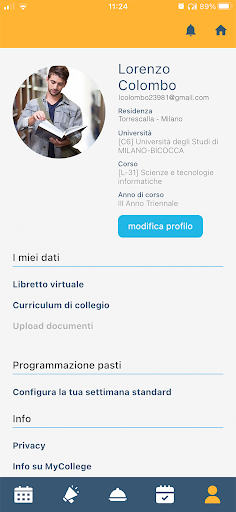 MyCollege Screen 2