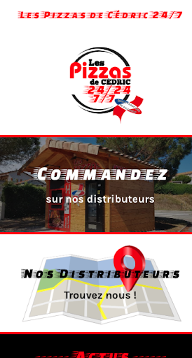 Android application Les Pizzas de Cédric screenshort