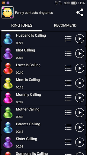 Funny Contacts Ringtones Screen 3