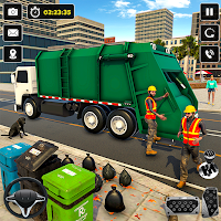 Police Garbage Truck Simulator 2021