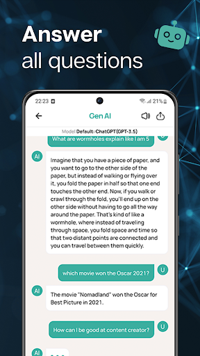 Gen AI - Omni Chatbot Screen 2