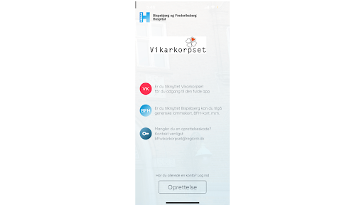 Vikarkorpset BFH Screen 2