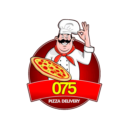 075 Pizza Delivery logo