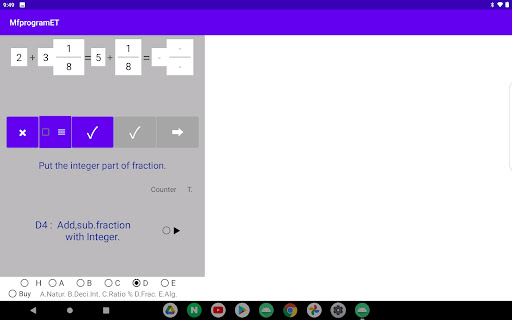 MathFluency : tablet Screen 2