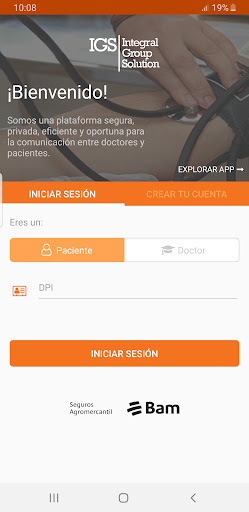 Android application IGSmed - SAM screenshort