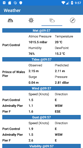 PoD Port Information Screen 2