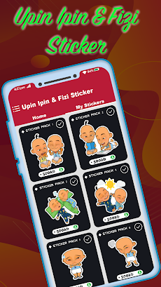 Upin Ipin & Fizi Stickers For WhatsAppのおすすめ画像4