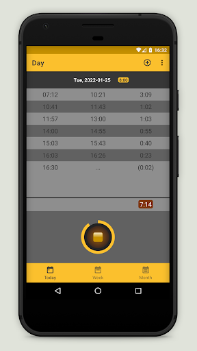 QuickHours: Flextime Tracker Screen 2