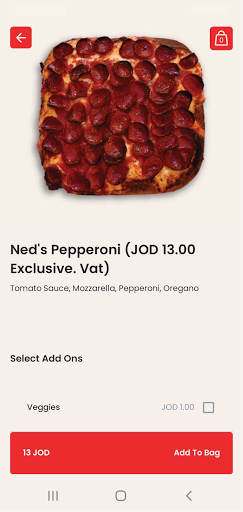 Neds Pizza Screen 3