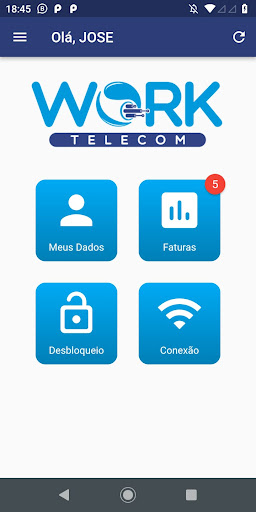 Work Telecom Screen 2