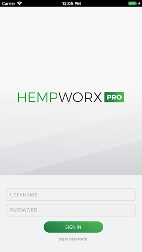 Android application HempWorx Pro screenshort