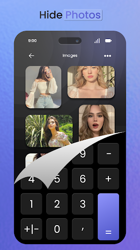 Calculator vault - hide photos