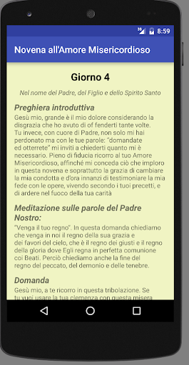 Novena to Merciful Love Screen 2