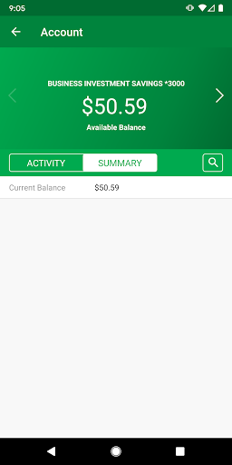 NBTC Mobile Banking Screen 3