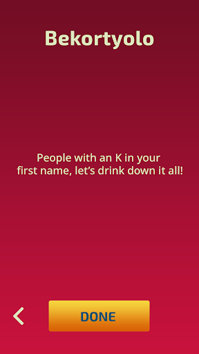Bekortyolo: The drinking game Screen 3