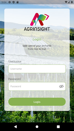 Android application Agrinsight screenshort