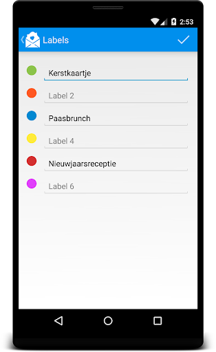 Adresses-app Screen 3