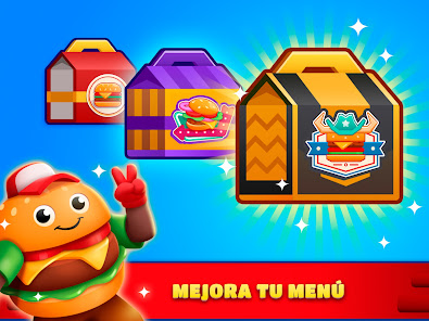 Captura de Pantalla 9 Idle Burger Empire Tycoon—Game android
