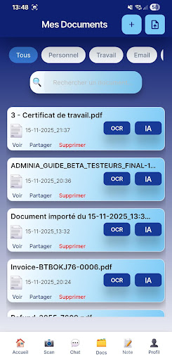 MyAdmin IA - Scan and Analyse