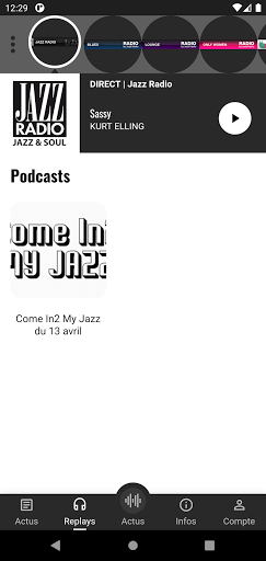 Jazz Radio Screen 2