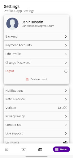 Townefy Shop Partner Screen 3