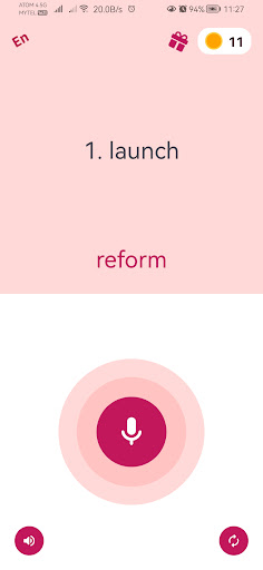 Android application Enprove | Improve Your English screenshort