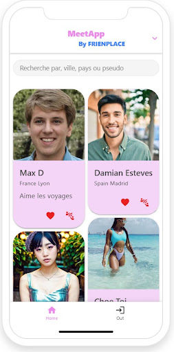MeetApp Screen 2