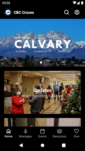 Android application Calvary Baptist of Las Cruces screenshort
