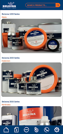Android application Belzona screenshort