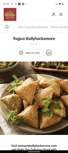 Android application Rajput Takeaway Belfast screenshort